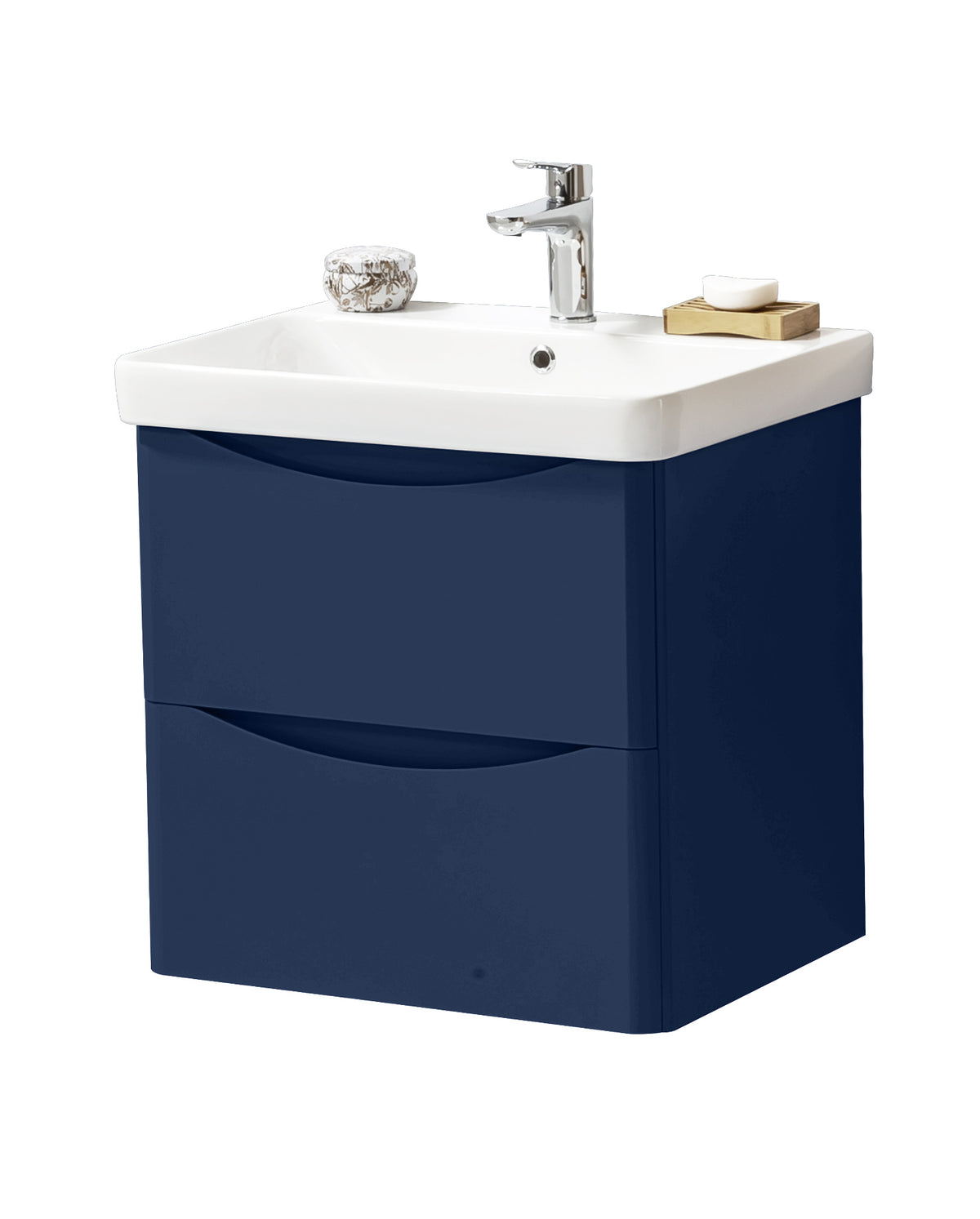 Kartell UK Cayo Blue 500mm Wall Mounted Drawer Unit with Basin