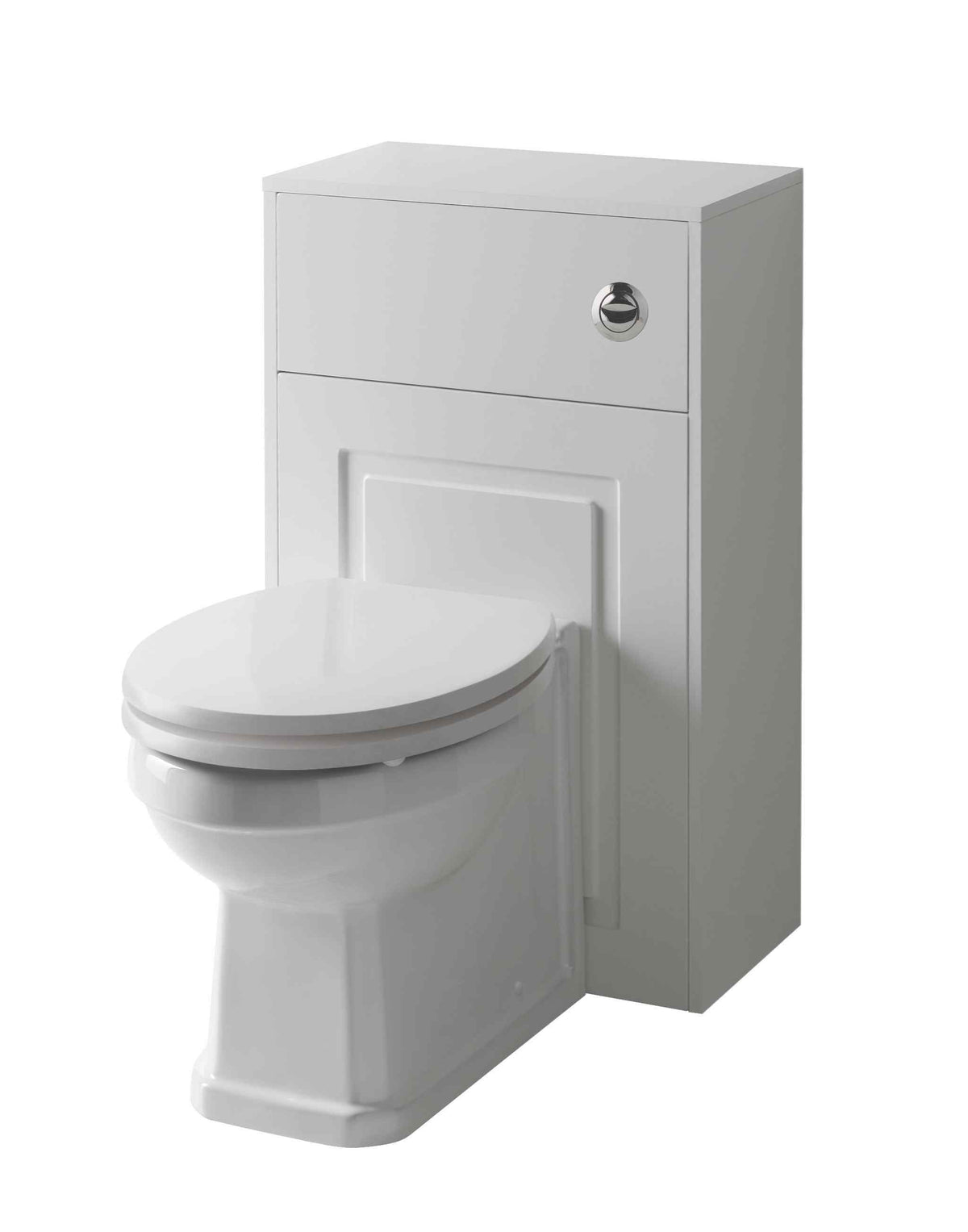 Astley 1400mm Matt White WC Unit: Toilet and Basin Combo