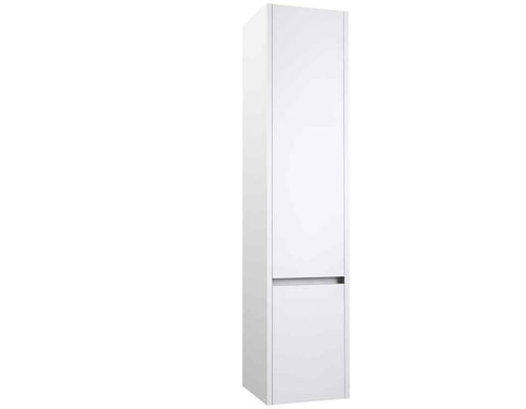 Kartell UK City White Gloss Shower Enclosure Suites With Vanity Unit - KV6 Pivot Door