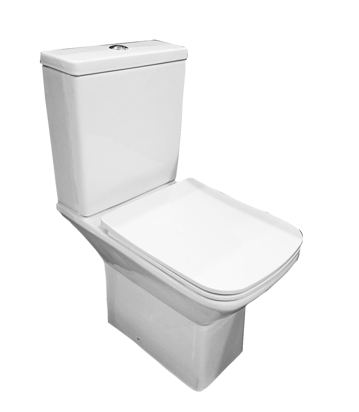 Kartell UK Form Short Projection WC Set with Soft Close Seat