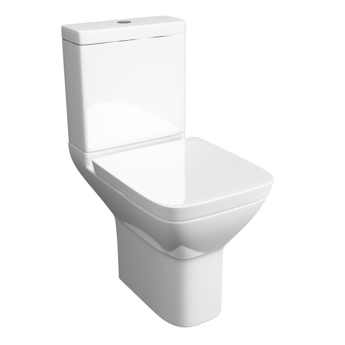 Kartell UK Project Square C/C WC Pan Set with Soft Close Seat