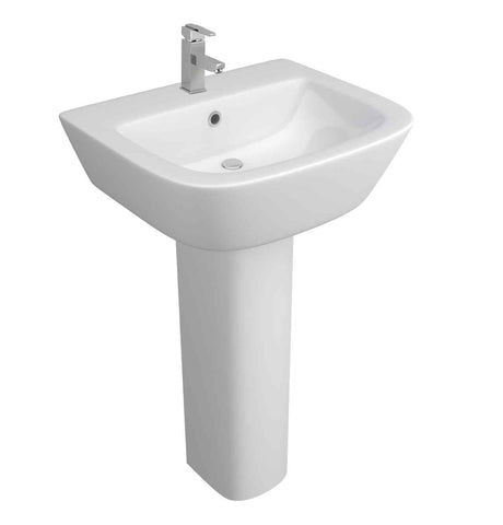 Kartell UK Project Round Shower Bath Suite with Luxe Bath without Vanity Unit