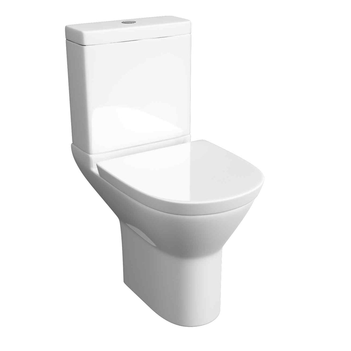 Kartell UK Project Round C/C WC Pan, C/C Cistern, and Soft Close Seat Set