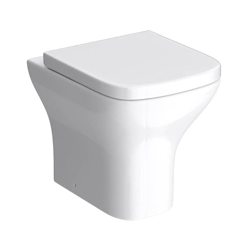 Kartell UK Project Square BTW WC Pan with Soft Close Seat