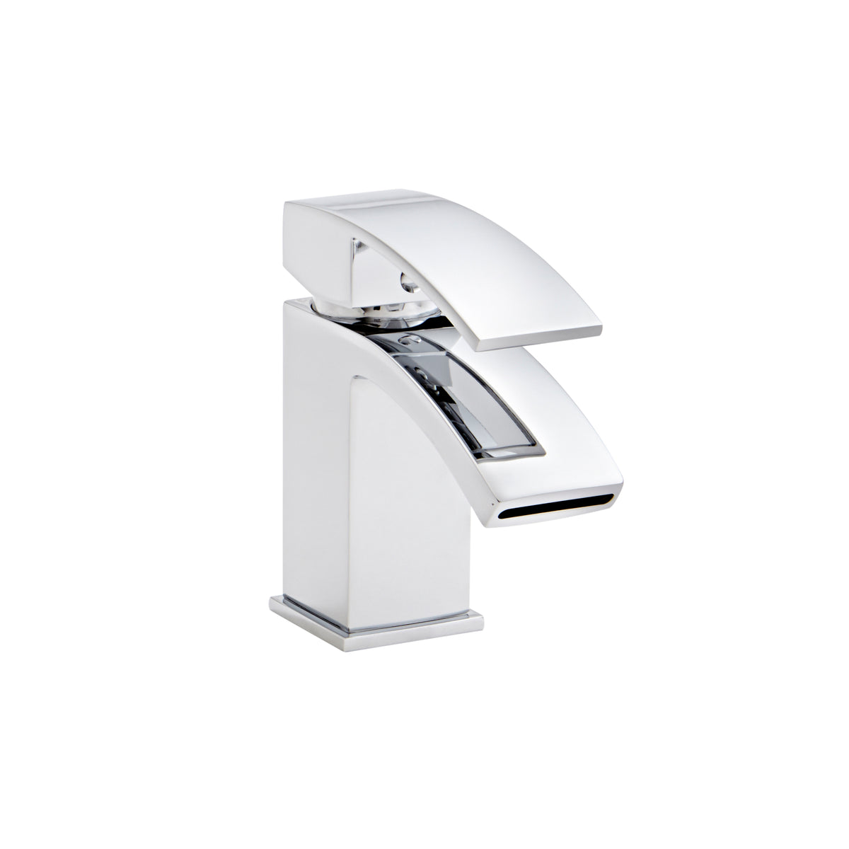 Kartell UK Curve Mono Basin Mixer with Click Waste and Bath Filler
