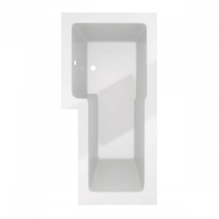 Kartell UK Tetris Square Shaped Shower Bath 1500 X 850mm Left Hand