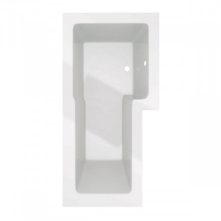 Kartell UK Tetris Square Shaped Shower Bath 1600 x 850mm Right Hand