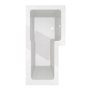 Kartell UK Tetris Square Shaped Shower Bath 1500 X 850mm Right Hand