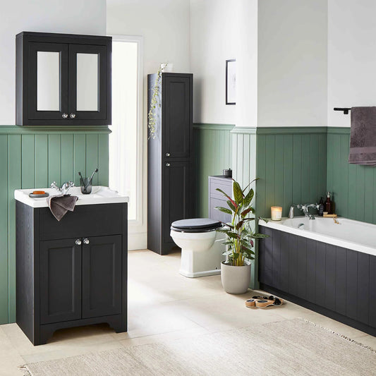 How to Style Black Free-Standing Baths