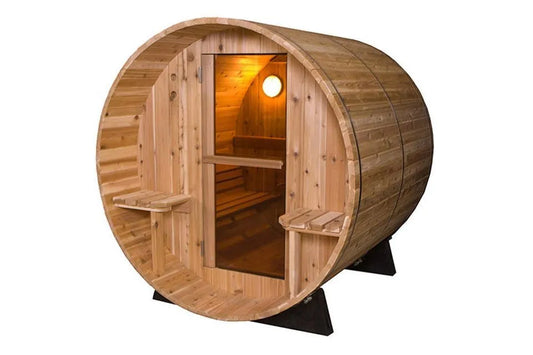 A Barrel Sauna