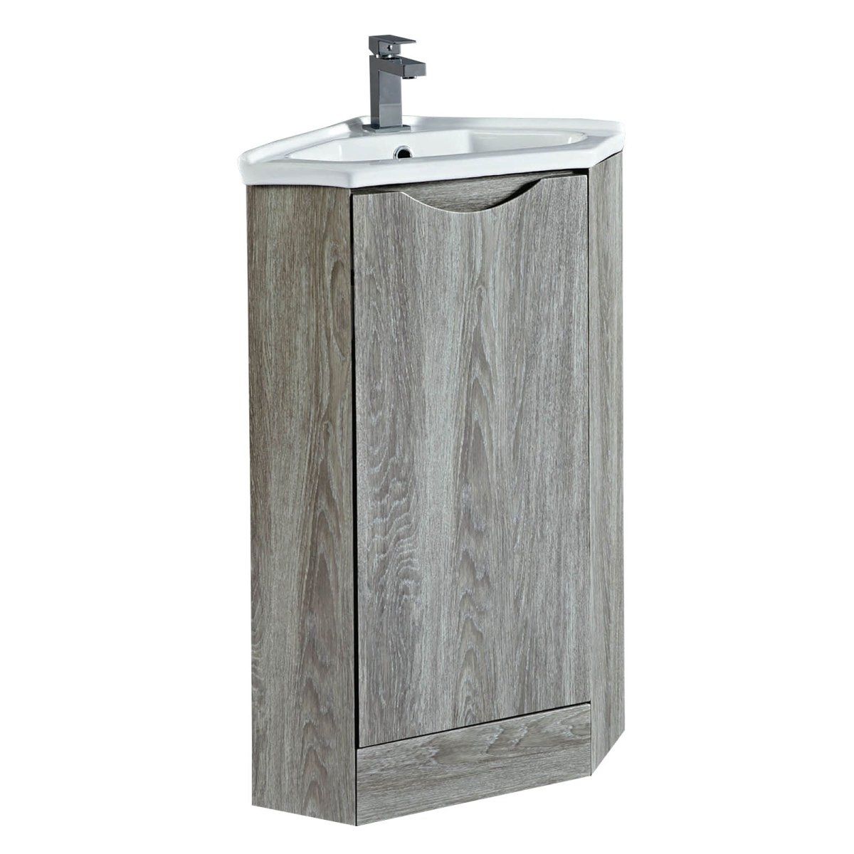 Corner Vanity Unit - serenebathrooms