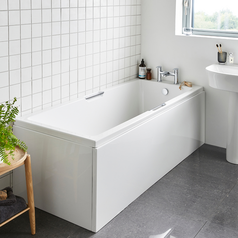 Matrix White Gloss Bathroom Suite: Vanity Unit with Basin & Toilet - Premium White Bathroom Furniture