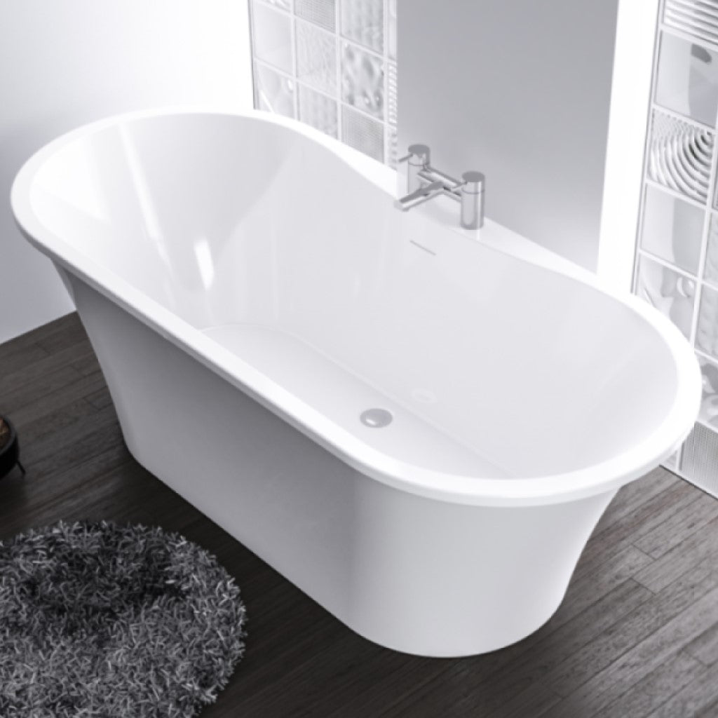 Eastbrook Margravine Freestanding Bath with Waste