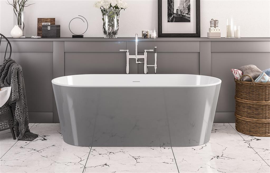 Eastbrook Lambeth Freestanding Bath with Included Waste