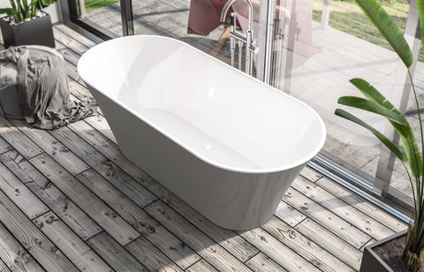 Eastbrook Charlton Freestanding Bath with Included Waste