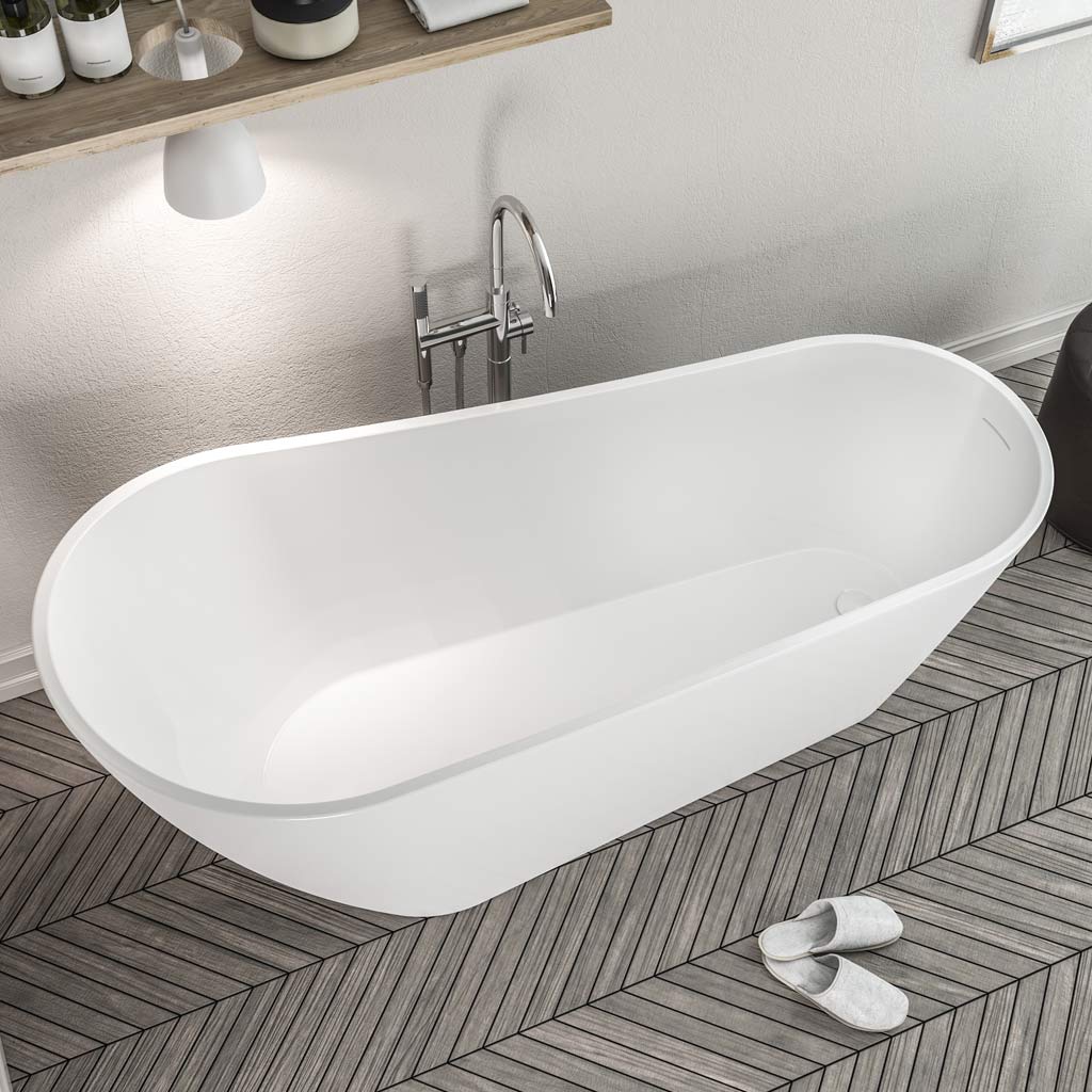 Eastbrook Wickham 1700 Slipper White Freestanding Bath