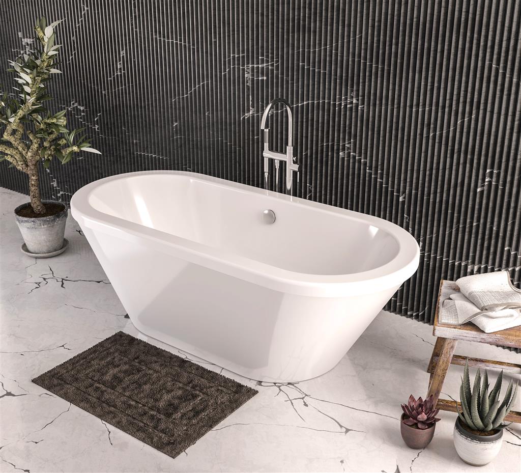 Eastbrook Humber White Freestanding Bath