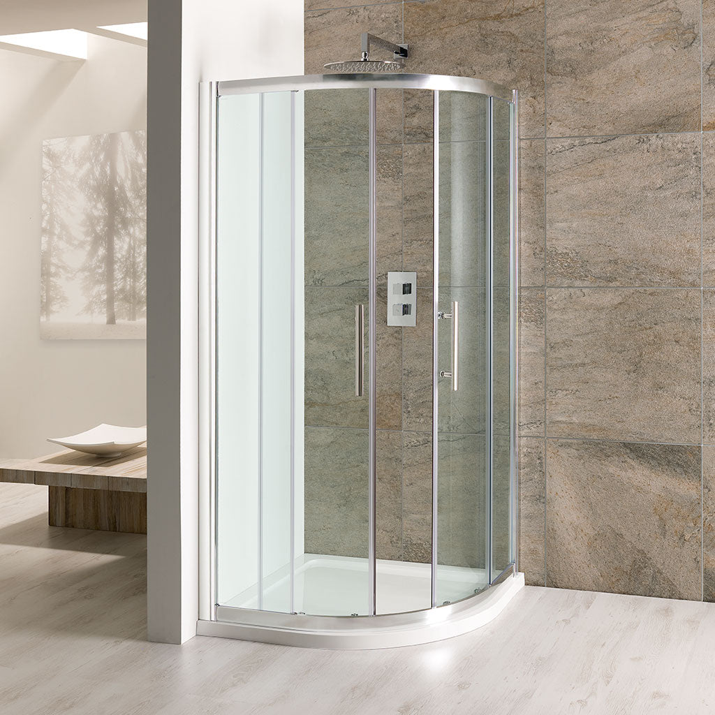 Eastbrook Volente Quad 800 Silver Chrome Shower Enclosure