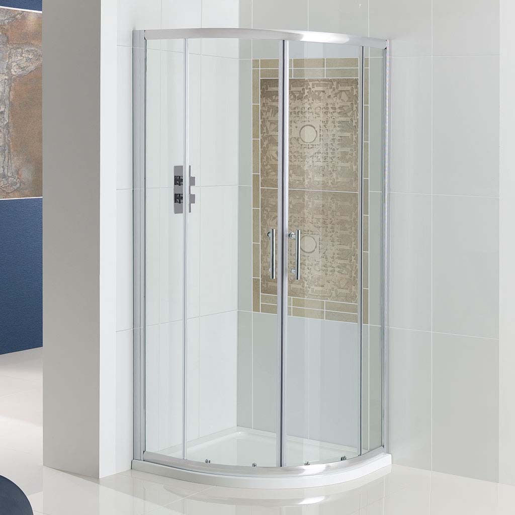 Eastbrook Vulcan Quad Silver Chrome Shower Enclosure