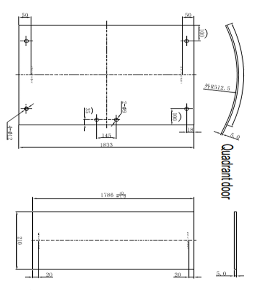 Eastbrook Vulcan Quad Silver Chrome Shower Enclosure