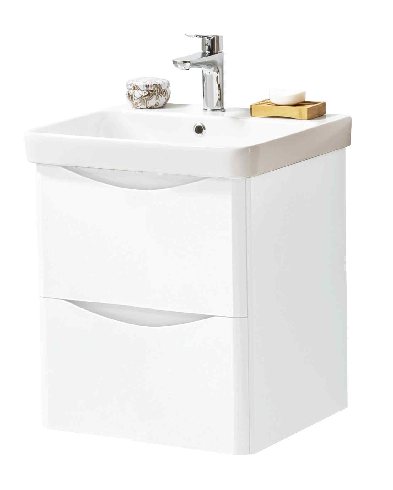 Kartell UK Arc White Gloss Wall Mounted Basin