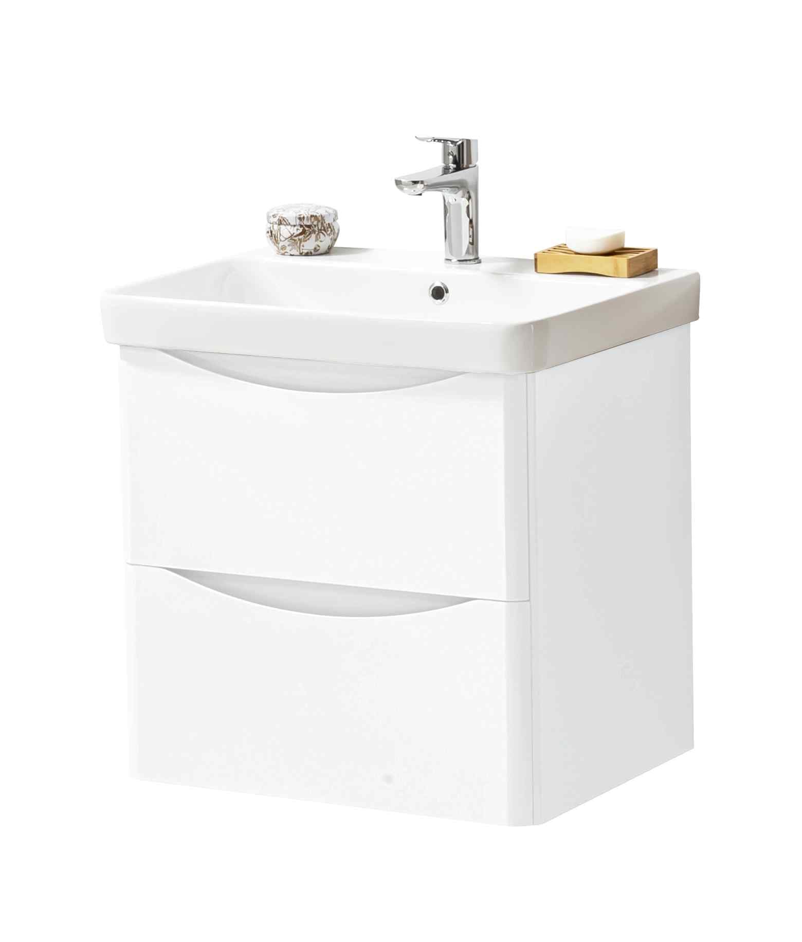 Kartell UK Arc White Gloss Wall Mounted Basin