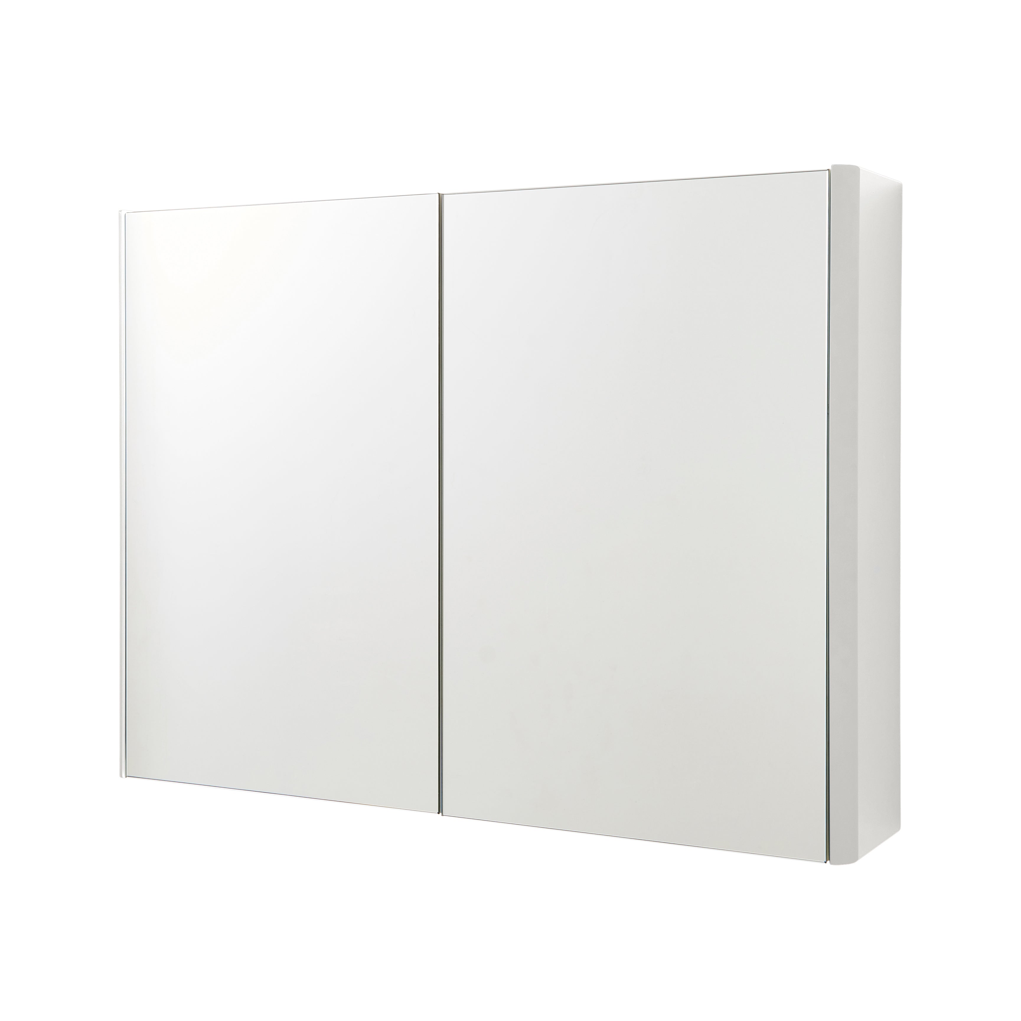 Kartell UK Arc White Gloss Mirror Vanity Unit