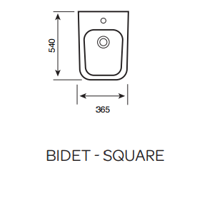 Kartell UK Eklipse Square BTW Bidet