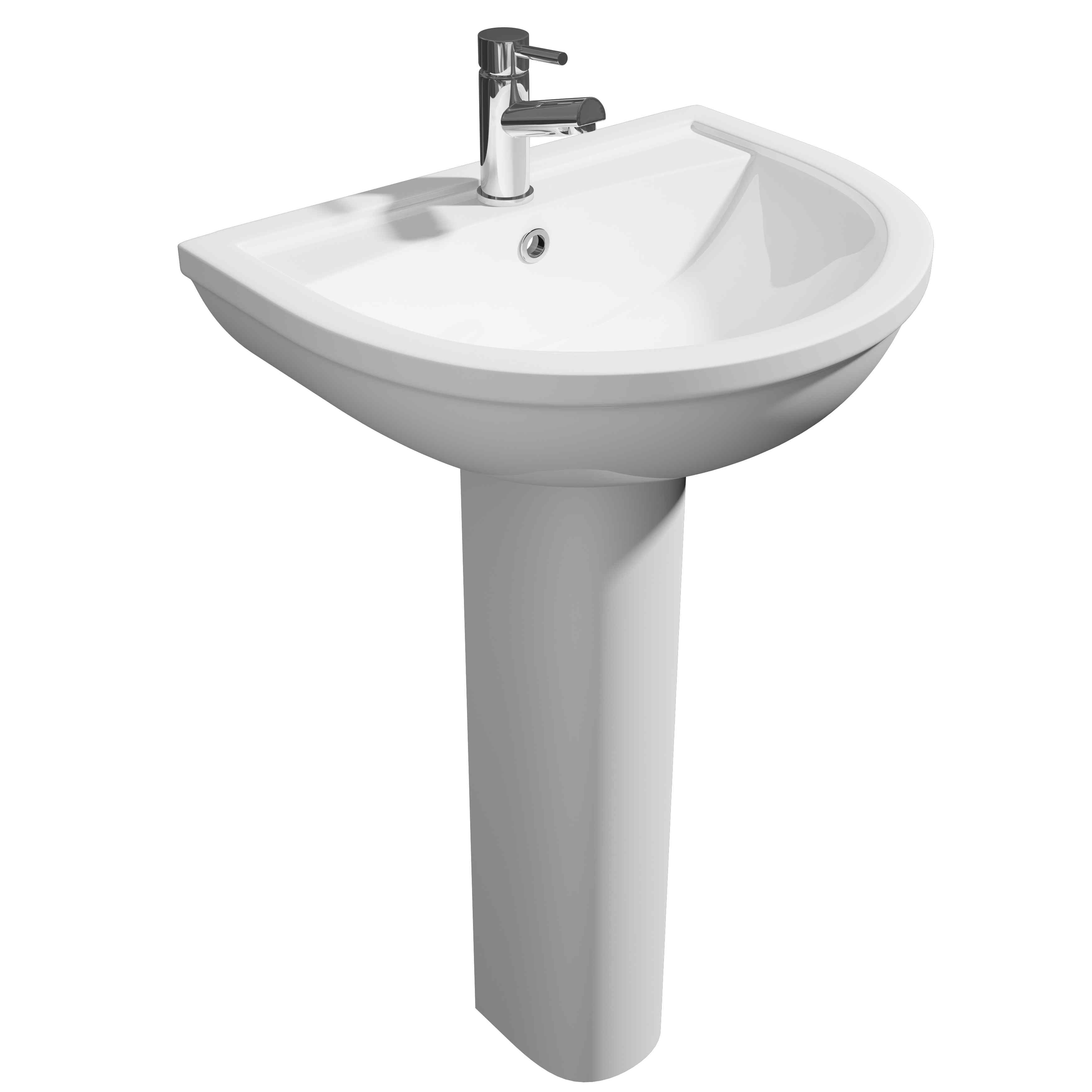 Kartell UK Bijoux Bathroom Suite with L Shaped Shower Bath