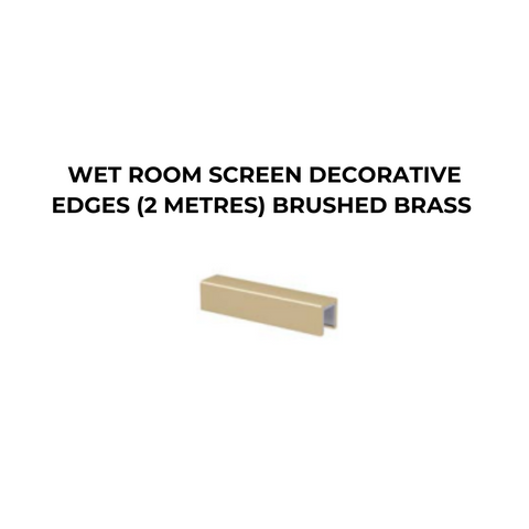 Kartell UK Nero Wet Room Screen Enclosures Black