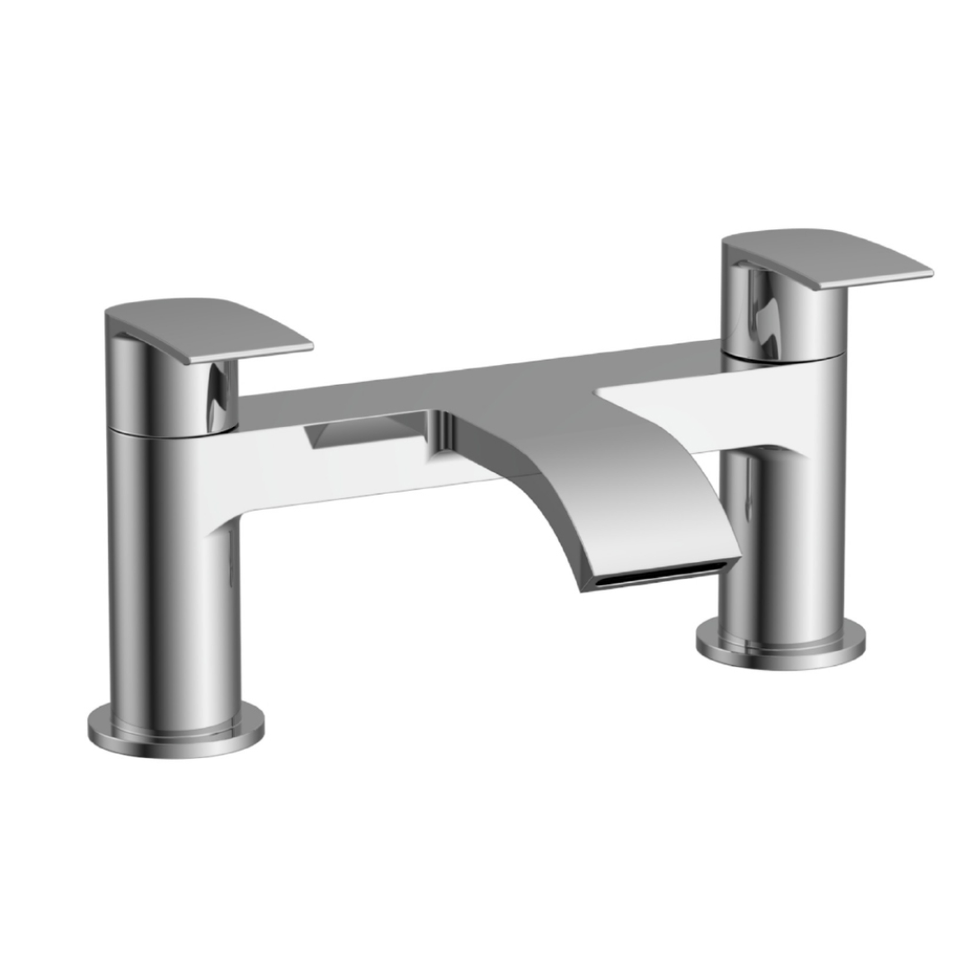 Kartell Bella Mono Basin Mixer and Bella Bath Filler Set