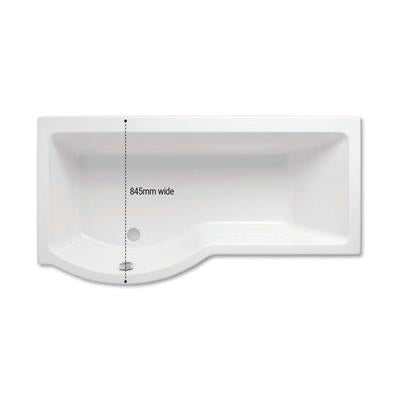 Eastbrook Highgate Showerbath C/N White