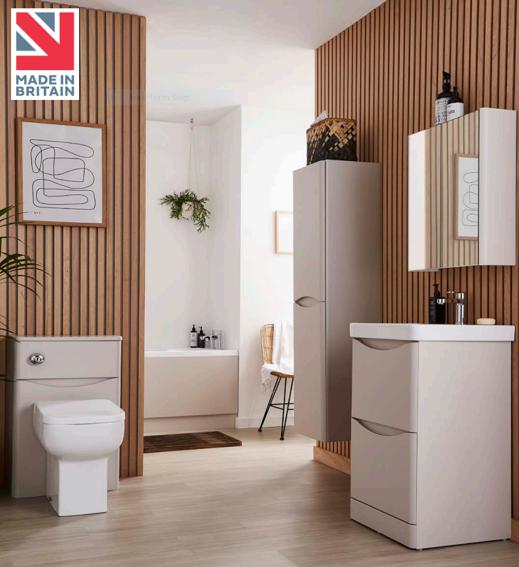 Kartell UK Arc Cashmere Toilet And Basin Suite With Vanity Unit