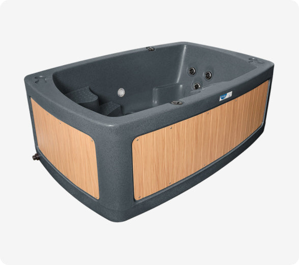 dark grey duaspa small hot tub