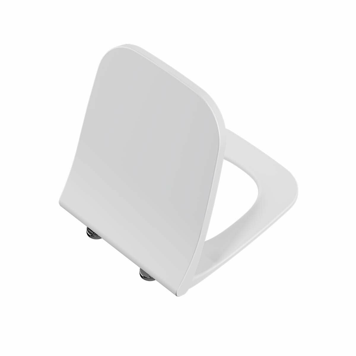 Kartell UK Eklipse Square Wall Hung Rimless WC Pan with Soft Close Seat