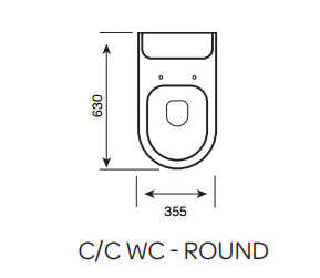 Kartell UK Premium Eklipse Round Bathroom Suite with 1000/1100mm Vanity Unit, Basin, and Toilet