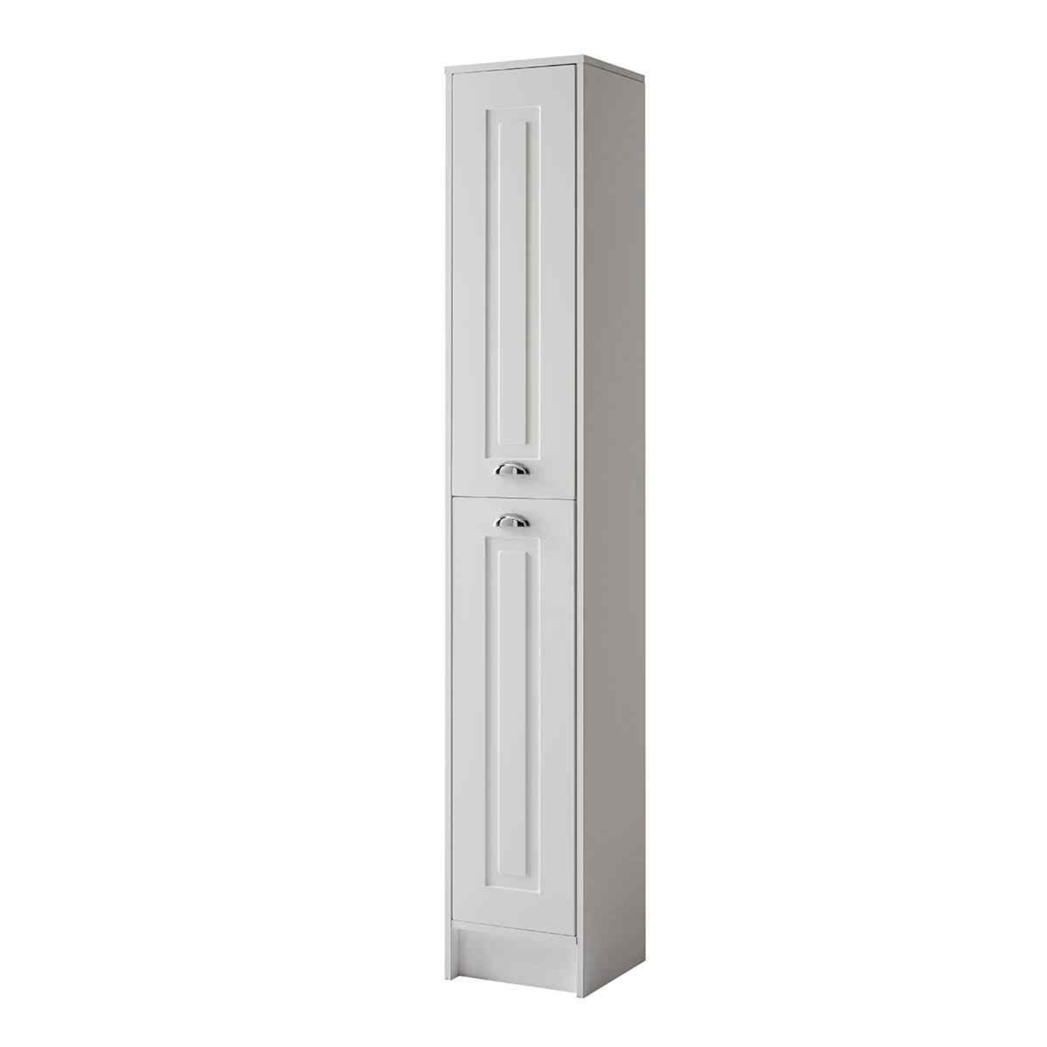 Kartell UK Astley Matt White Shower Enclosure Suites with Vanity Unit - KV6 sliding door