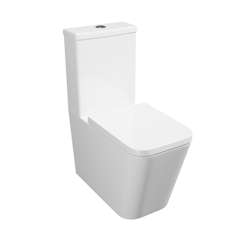 Kartell UK Genoa Square Toilet And Basin Suit Without Vanity