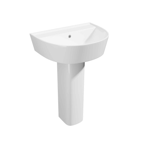 Complete your bathroom with Genoa Round Toilet and Basin Suit - No Vanity