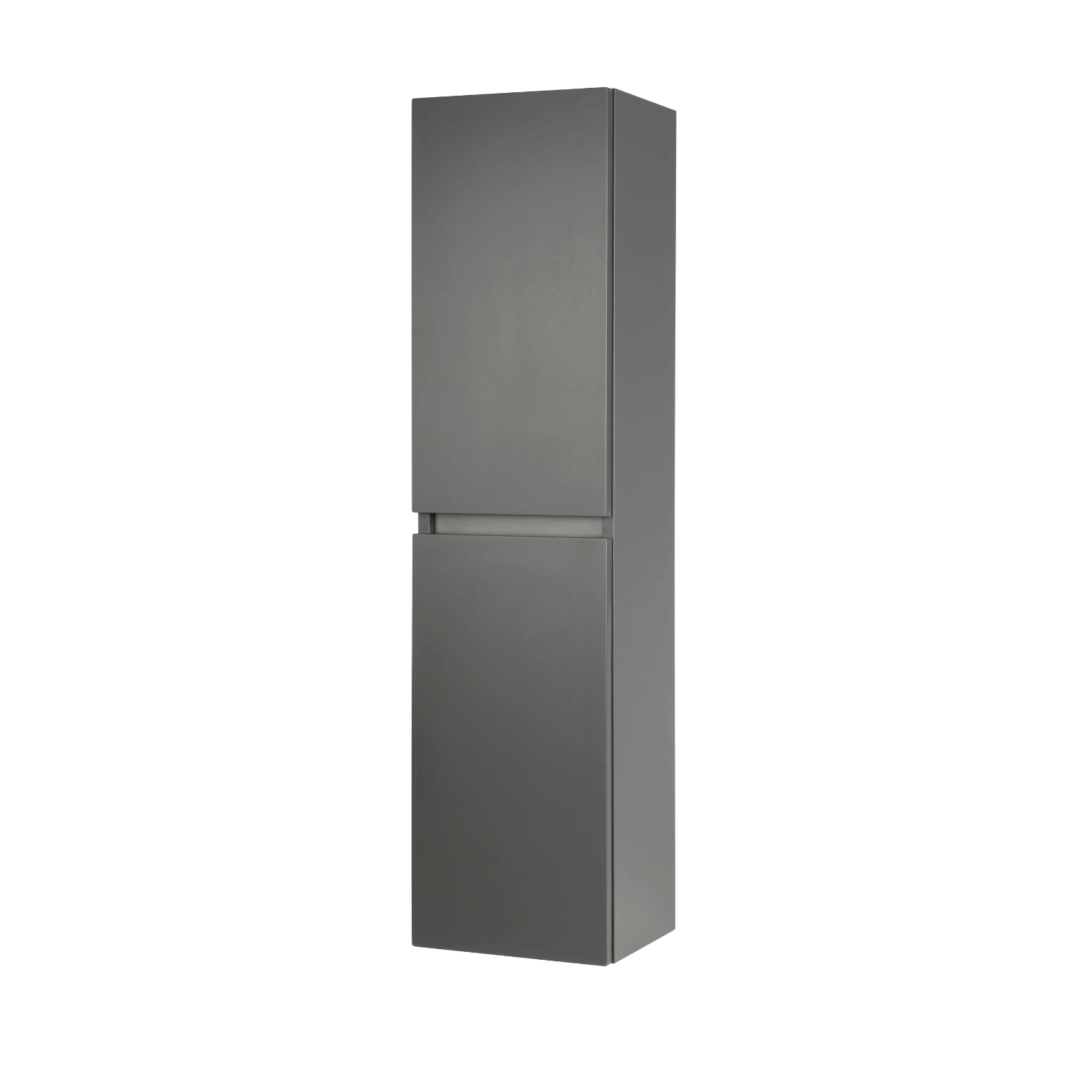 Kartell UK Kore Matt Dark Grey Shower Bath Suite and Vanity Unit and Oblique P-shaped Bath