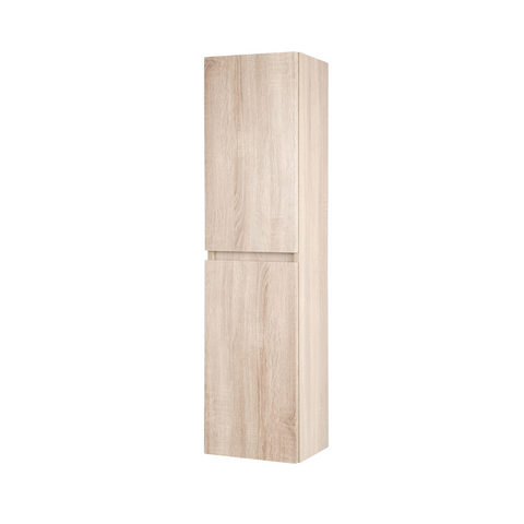 Kartell UK Kore - Sonoma Oak Shower Bath Suites With Vanity Unit and Oblique P-shaped Bath