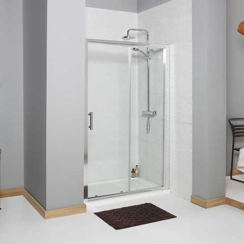 Kartell UK Eklipse Shower Enclosure Suite Without Vanity - KV6 Frameless Side Panel