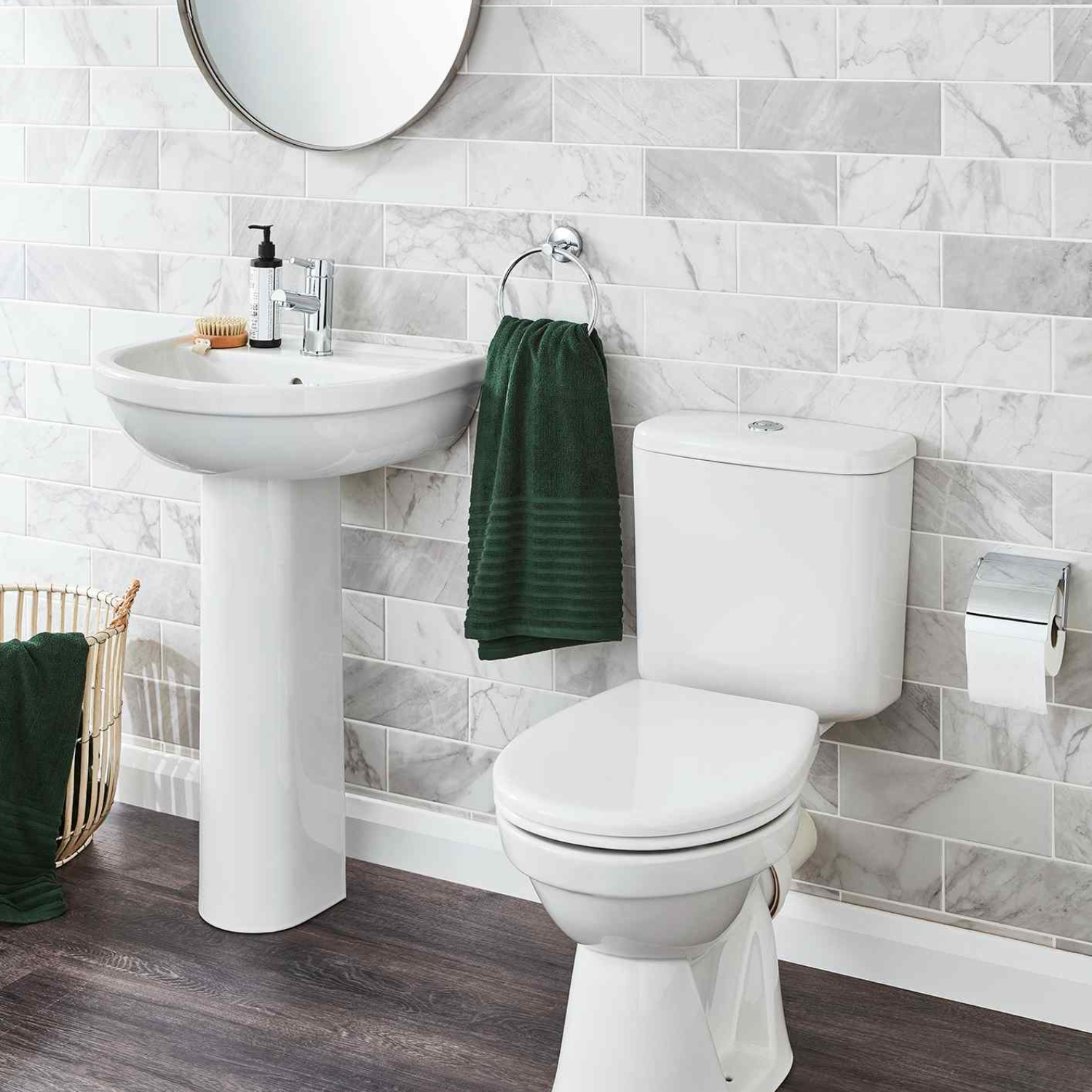 Kartell UK Milton Bathroom Suite with Ark Duo