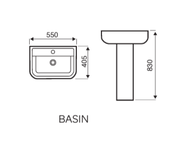 Kartell UK Options 600 Basin