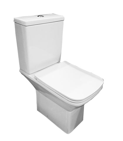 Kartell UK Form Short Projection WC Set with Soft Close Seat