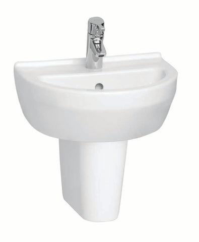 Cloakroom Basics: Compact Toilet and Basin Set for Functional Space
