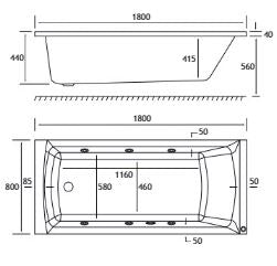 Eastbrook Rockall SE 6 Jet Whirlpool