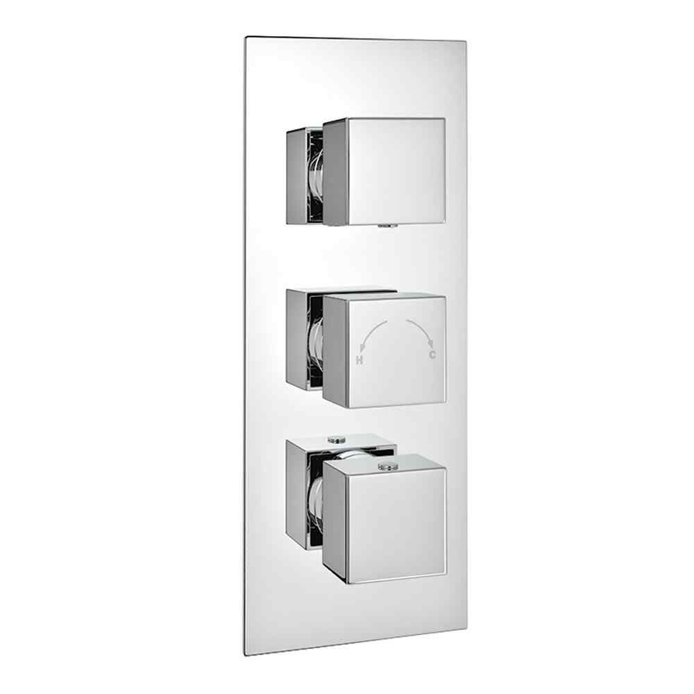 Kartell UK Pure Option 6 Triple Thermostatic Concealed Shower