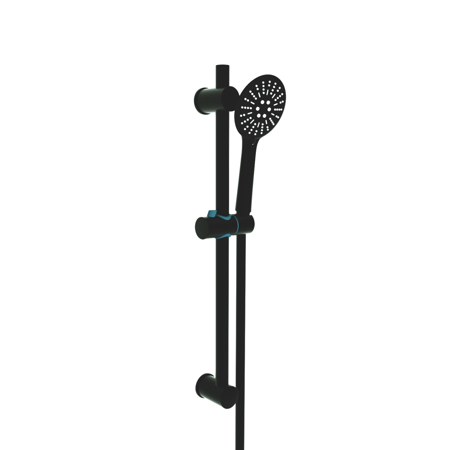 Kartell UK Nero Round Option 4 Thermostatic Shower