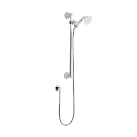 Croydex Bath Shower Set: Klassique Shower Curtain & Bath Mat Combo